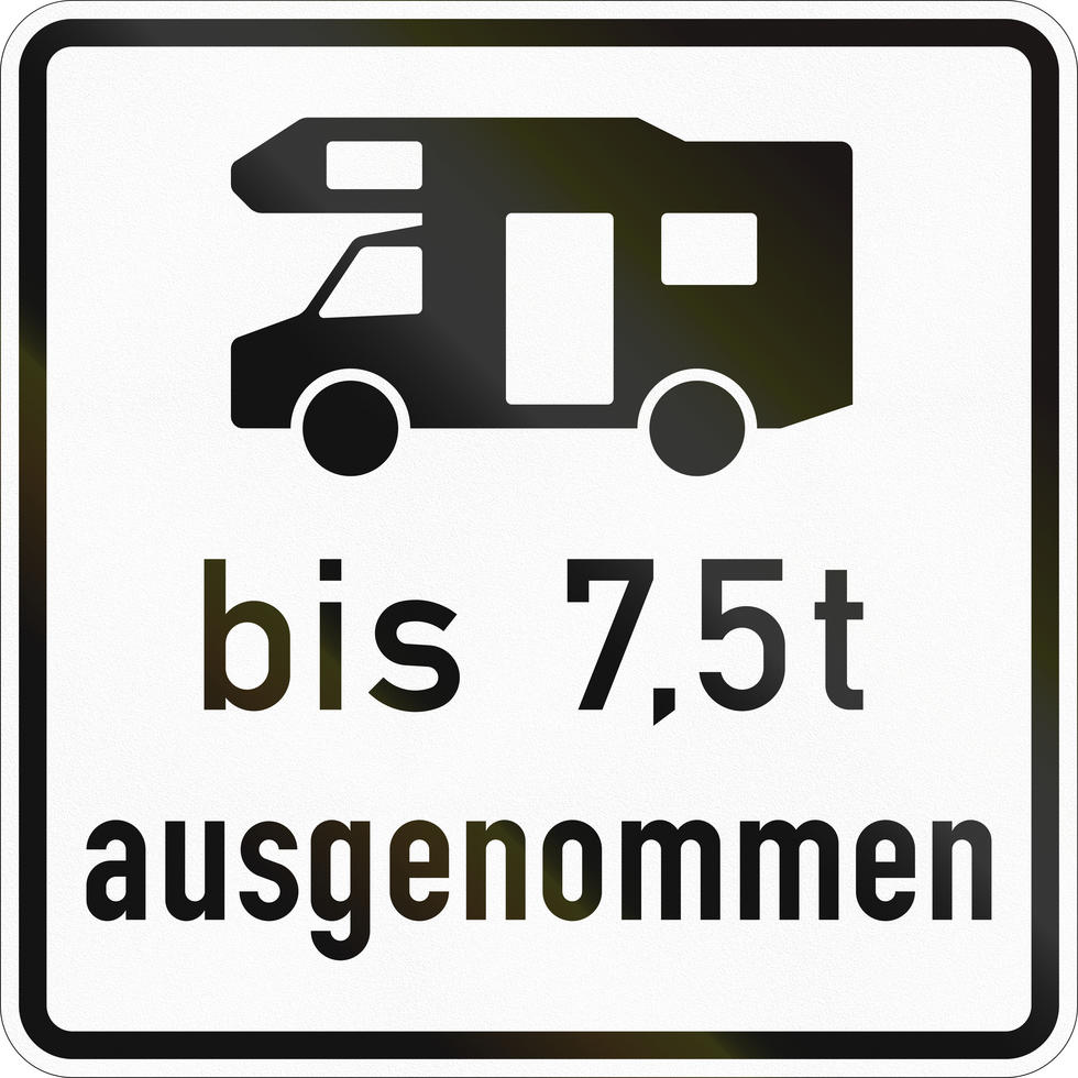 Wohnmobil bis 7,5 Tonnen